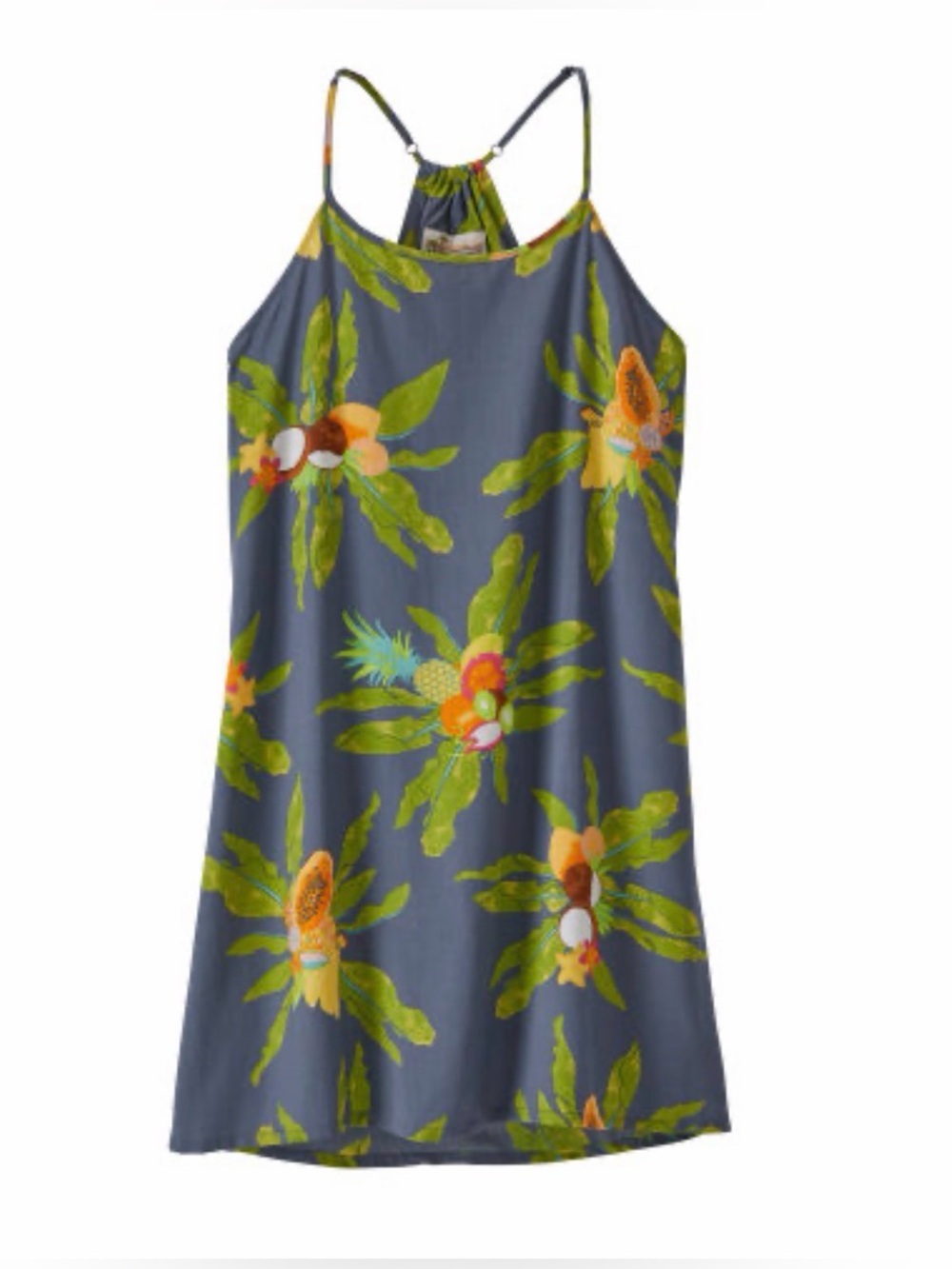 Patagonia Limited Edition Pataloha Tropical Cami Dress Floral Fruit Medium